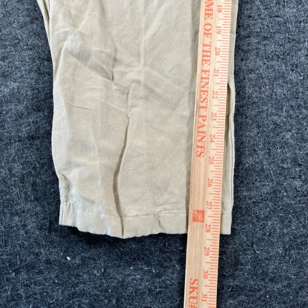 Tommy Bahama Linen Beach Blend Pants Mens 2XL Beige Slash Pockets Elastic Waist